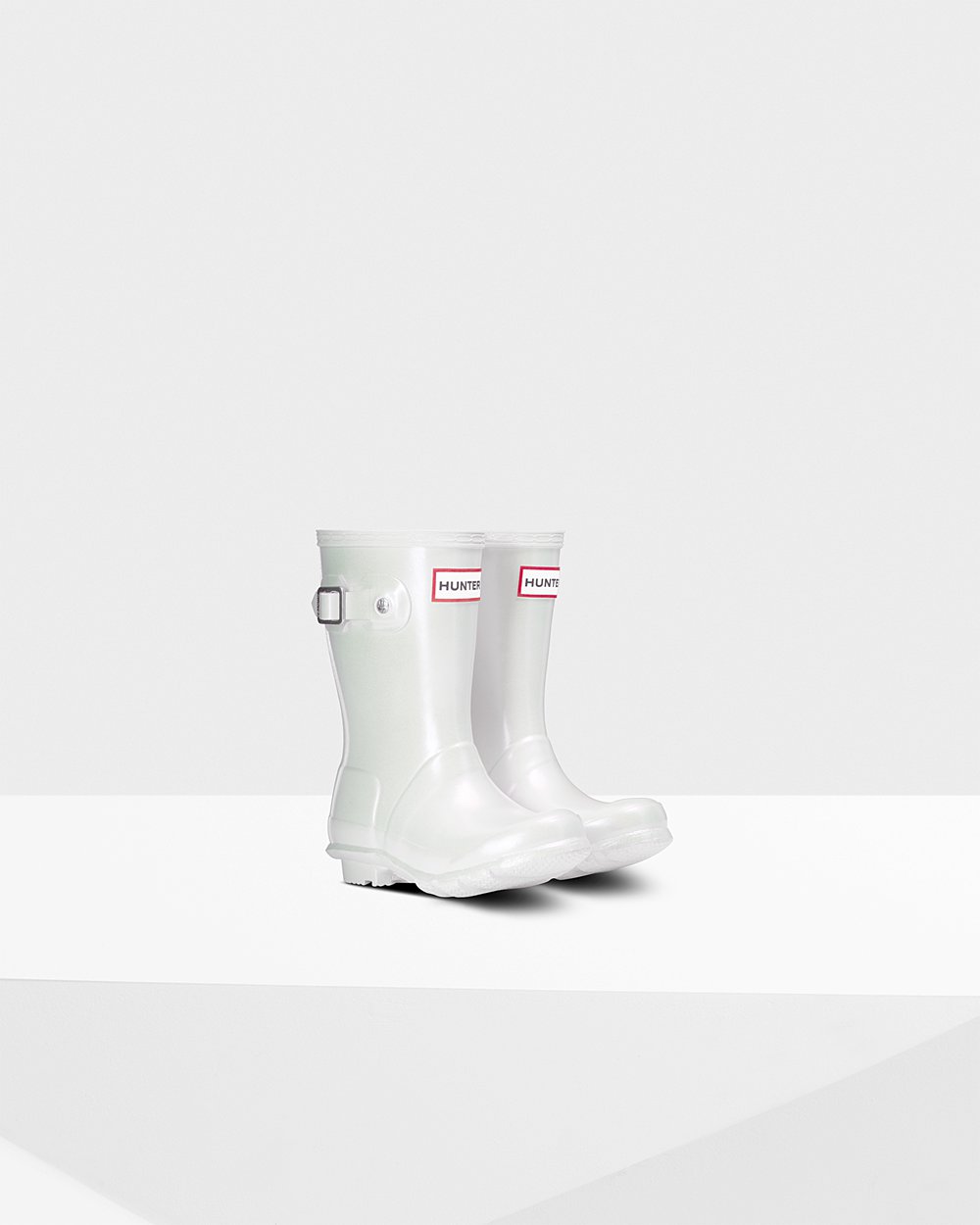 Hunter Original Little Nebula Rain Boots - Online Shop Kids Silver - TIKRML065